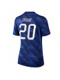 Francie Desire Doue #20 Domácí Dres pro Dámské MS 2026 Krátký Rukáv Francie Desire Doue #20 Domácí Dres pro Dámské MS 2026 Krátký Rukáv